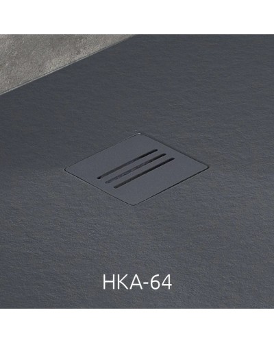 Поддон из литого мрамора 100x70 см Radaway Kyntos F Anthracite HKF10070-64