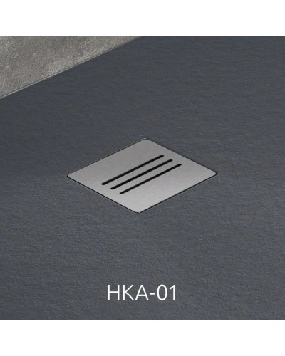 Поддон из литого мрамора 180x80 см Radaway Kyntos F Anthracite HKF18080-64