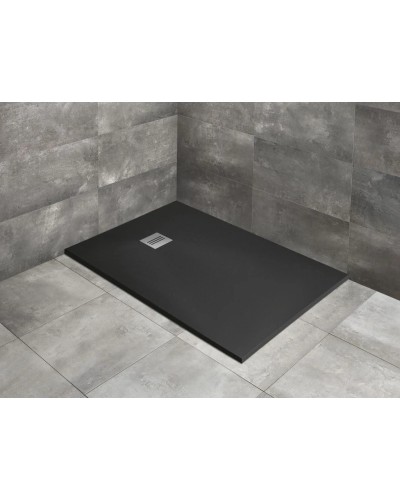 Поддон из литого мрамора 130x80 см Radaway Kyntos F Black HKF13080-54