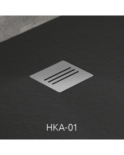 Поддон из литого мрамора 130x90 см Radaway Kyntos F Black HKF13090-54