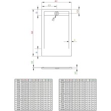 Поддон из литого мрамора 120x70 см Radaway Teos F White HTF12070-04