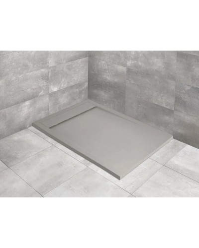 Поддон из литого мрамора 130x80 см Radaway Teos F Cemento HTF13080-74