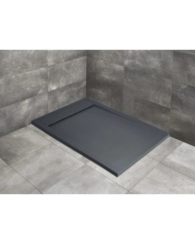 Поддон из литого мрамора 210x80 см Radaway Teos F Anthracite HTF21080-64