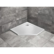 Акриловый поддон 90x90 см Radaway Doros PT Stone White SDRPT9090-01-04S