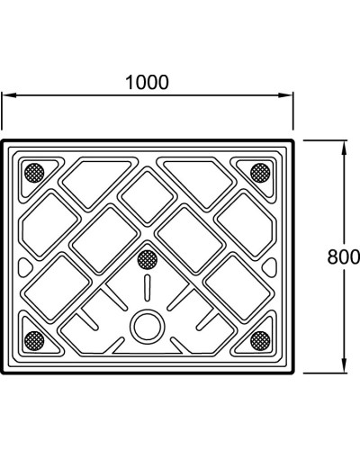 Керамический поддон 100х80 см Jacob Delafon Kyreo ENF90-00