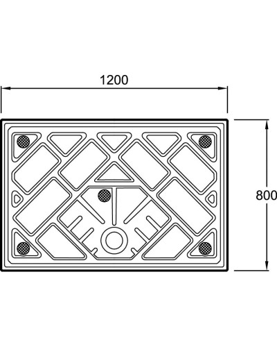 Керамический поддон 120х80 см Jacob Delafon Kyreo ENG90-00