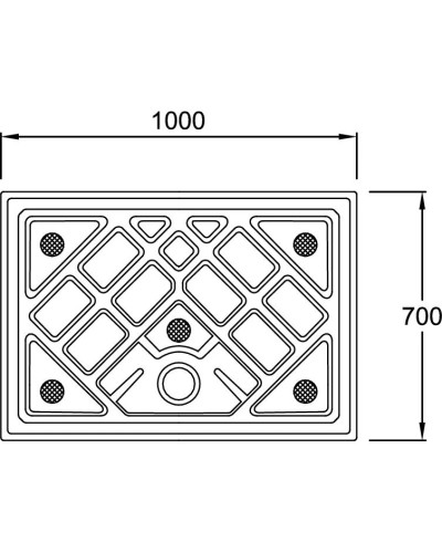 Керамический поддон 100х70 см Jacob Delafon Kyreo ENN90-00