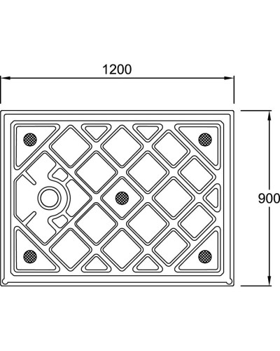 Керамический поддон 120х90 см Jacob Delafon Kyreo ENP903-00