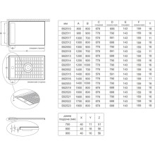 Душевой поддон из литого мрамора 120х90 см Jacob Delafon Flight Neus E66514-F-00