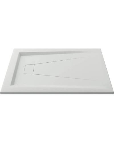 Душевой поддон из литого мрамора 120х90 см Good Door Атриум ЛП00003