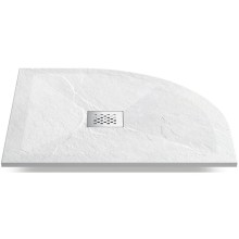 Душевой поддон из литого мрамора 80х80 см Vincea VST-4SQ8080W