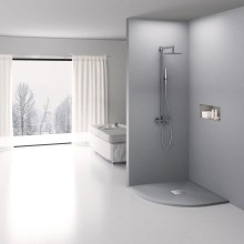 Душевой поддон из литого мрамора 90х90 см Vincea VST-4SQ9090G