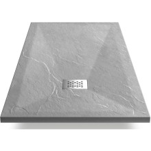 Душевой поддон из литого мрамора 100х80 см Vincea VST-4SR8010G