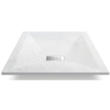 Душевой поддон из литого мрамора 90х90 см Vincea VST-4SR9090W
