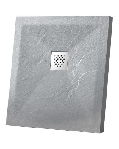 Душевой поддон из литого мрамора 90х90 см Vincea VST-4SR9090G