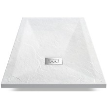 Душевой поддон из литого мрамора 100х90 см Vincea VST-4SR9010W