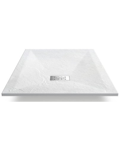 Душевой поддон из литого мрамора 100х100 см Vincea VST-4SR1010W