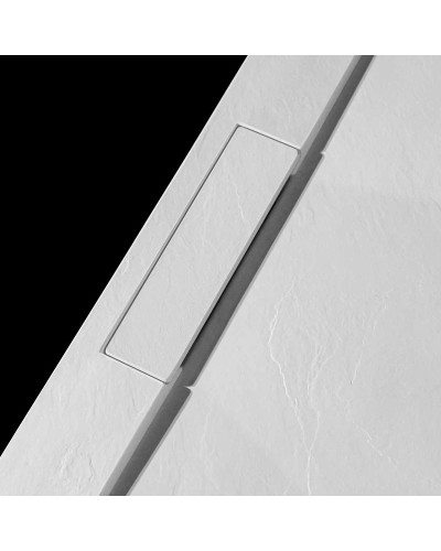 Душевой поддон из литого мрамора 120х80 см Vincea VST-4SRL8012W