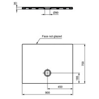 Керамический поддон 90х70 см Ideal Standard Strada T2571YK