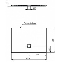 Керамический поддон 100х70 см Ideal Standard Strada T2572YK
