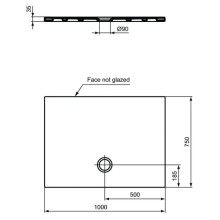 Керамический поддон 100х75 см Ideal Standard Strada T2575YK