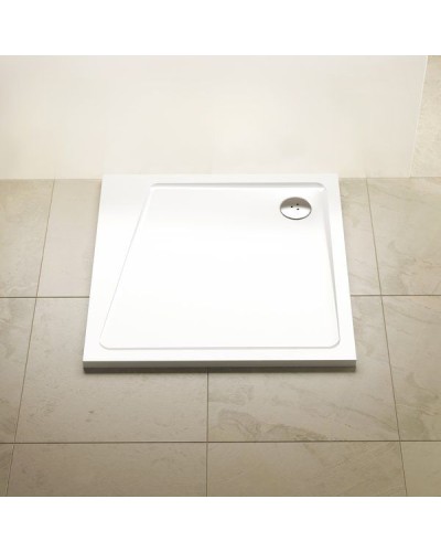 Душевой поддон из искусственного камня Ravak 10° Perseus Pro 100x100 XA05AA01010 Белый