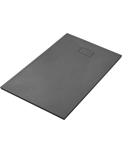 Душевой поддон из стеклопластика WasserKRAFT Elbe 120x90 74T07 Черный матовый