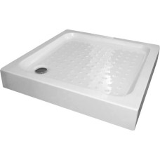 Акриловый поддон для душа Gemy 80х80х16 квадратный Белый