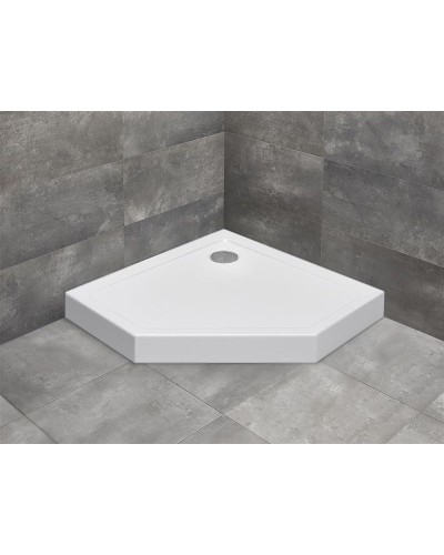 Акриловый поддон для душа Radaway Doros PT Compact 100x100x11,5 Белый