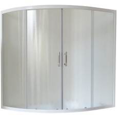 Шторка на ванну Royal Bath Alpine RB140ALP-C 140 профиль Белый стекло шиншилла