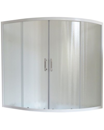 Шторка на ванну Royal Bath Alpine RB160ALP-C 160 профиль Белый стекло шиншилла