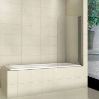 Шторка на ванну WeltWasser WW100 T1 80 10000001222 профиль Хром стекло прозрачное