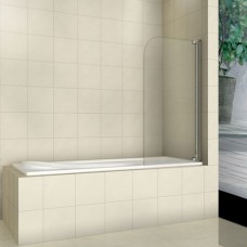 Шторка на ванну WeltWasser WW100 T1 80 10000001222 профиль Хром стекло прозрачное
