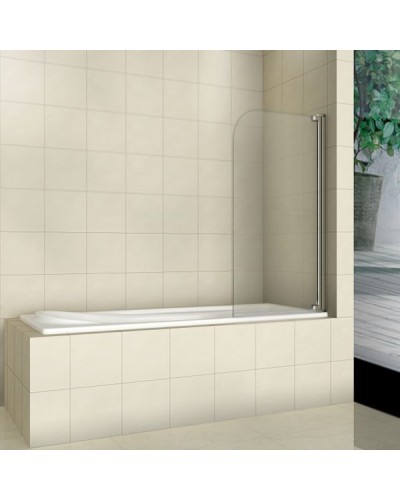 Шторка на ванну WeltWasser WW100 T1 80 10000001222 профиль Хром стекло прозрачное