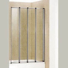 Шторка на ванну WeltWasser WW100 ZA4 90 10000002759 профиль Хром стекло прозрачное