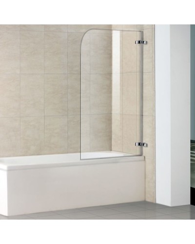 Шторка на ванну WeltWasser WW100 D1 80 10000001224 профиль Хром стекло прозрачное