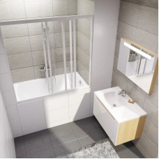 Шторка для ванны Ravak AVDP3 - 120 белый Transparent 40VG0102Z1