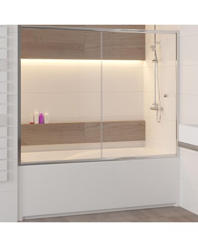 Шторка на ванну RGW Screens SC-42 180x150 04114218-11 профиль Хром стекло прозрачное