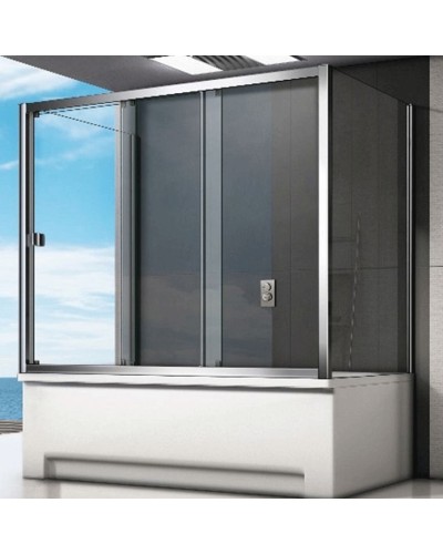 Шторка на ванну Good Door Screen WTW-180-C-CH 180 профиль Хром стекло прозрачное