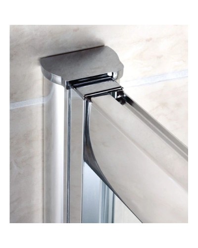 Шторка для ванны Cezares Pratico 150 см текстурное стекло PRATICO-VF-2-150/140-P-Cr