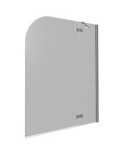 Шторка на ванну Good Door Screen 2Н-100-C-CH 100 профиль Хром стекло прозрачное