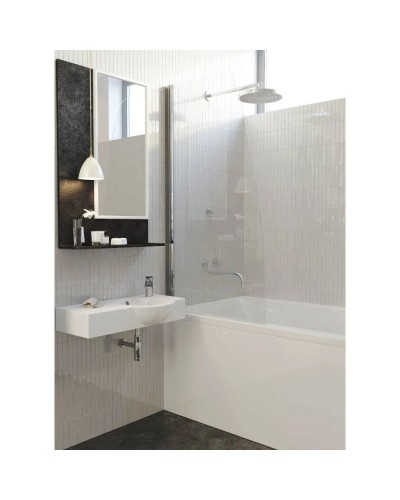 Шторка для ванны Alpen Alpina 80 см прозрачное стекло A170N-80