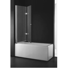 Шторка для ванны Cezares Verona 120 см текстурное стекло VERONA-W-V-21-120-P-Cr-L