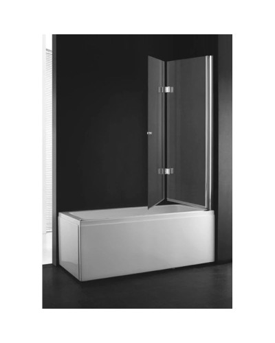 Шторка для ванны Cezares Verona 120 см текстурное стекло VERONA-W-V-21-120-P-Cr-R