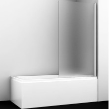 Шторка на ванну WasserKRAFT Berkel 80 R 48P01-80RM профиль Хром стекло матовое