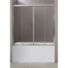 Шторка для ванны BelBagno Uno 150 см прозрачное стекло UNO-VF-2-150/145-C-Cr