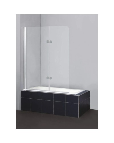 Шторка для ванны BelBagno Sela 120 см текстурное стекло SELA-V-21-120/140-Ch-Cr-L