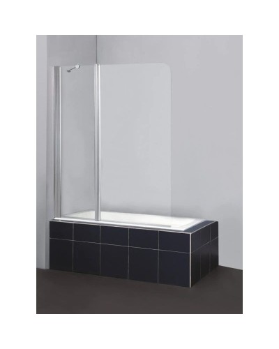 Шторка для ванны BelBagno Sela 120 см текстурное стекло SELA-V-11-120/140-Ch-Cr-L