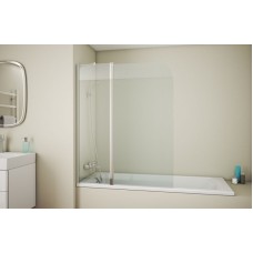 Шторка на ванну Bravat Alfa 110 BG110.5111A профиль Хром стекло прозрачное