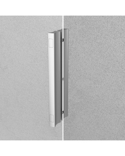 Шторка на ванну AM.PM Like W80S-100PS-150MT 100x150 профиль Хром матовый стекло прозрачное